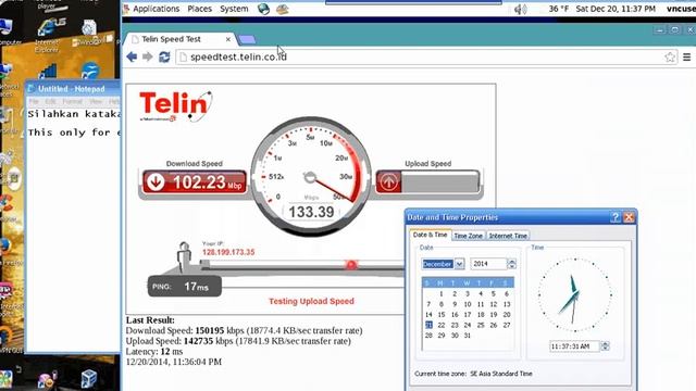 Test Speedtest Via VNC (RDP) смотреть онлайн