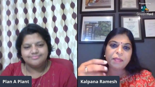 Plan A Plant Live with Kalpna Ramesh (The Rain Water project ,water Warrior) смотреть онлайн