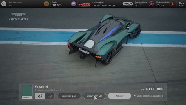 🏎️💨 Aston Martin Valkyrie '21 Gran Turismo 7_20240116012605 смотреть онлайн