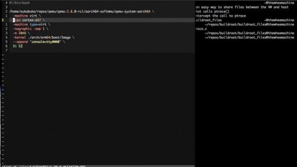 Debugging an ARM64 linux kernel using QEMU