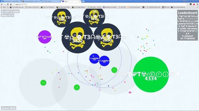Agario private server 10k mass 3 way team! Np gamers takeover смотреть онлайн
