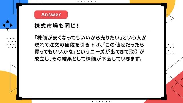 【今日のFAQ】どうして株価は上がったり下がったりするの？【楽天証券 トウシル】 смотреть онлайн