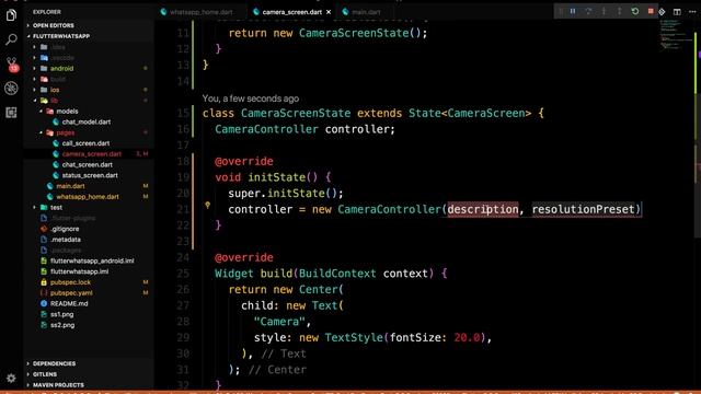 Flutter: Access Camera | Adding Camera Functionality to WhatsApp Clone смотреть онлайн