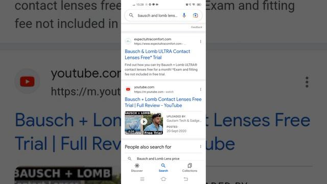 Bausch and Lomb free lens trail смотреть онлайн