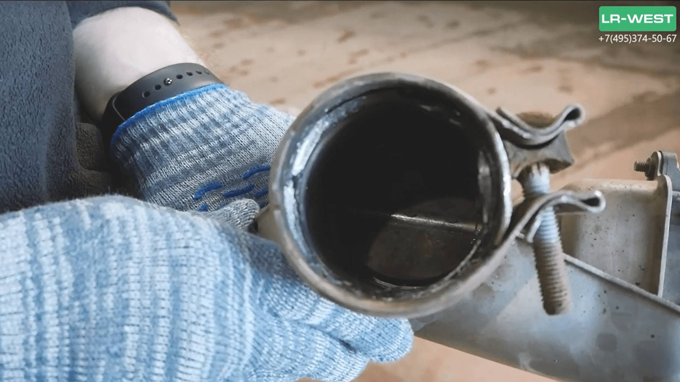 Прорыв выхлопных газов на Дискавери 5. Заклинила заслонка выхлопной системы. смотреть онлайн