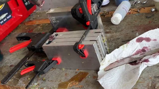 Motor Oil And New Molds (Test Tank)
