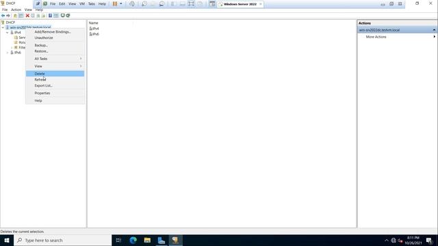 DHCP Server Installed and configured Zone in Windows Server 2022 смотреть онлайн
