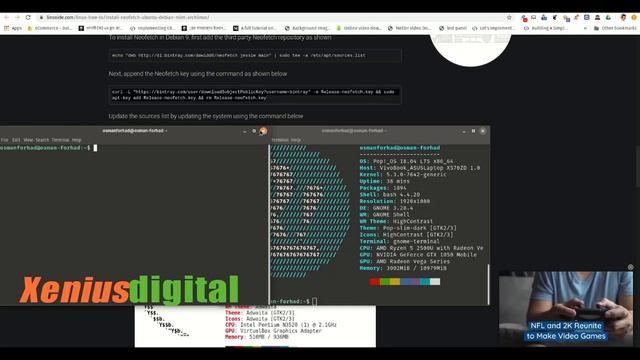 How to install Neofetch in Linux Debian? смотреть онлайн