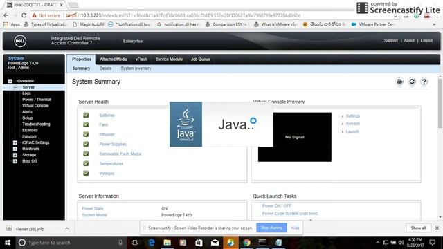 Dell IDRAC remote console смотреть онлайн