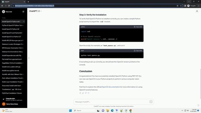 pip install opencv python pep 517 смотреть онлайн