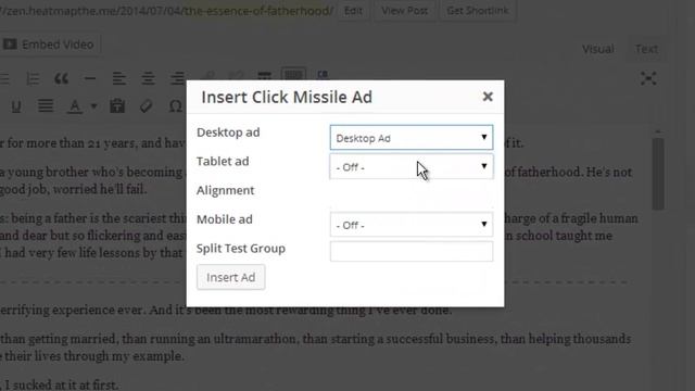 Click Missile WordPress Ad Plugin - Mobile Device Detection and Ad Switching смотреть онлайн