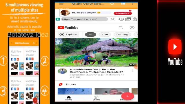HOW TO USE MULTI VIEW BROWSER USING ANDROID PHONE TO GET MORE WH смотреть онлайн