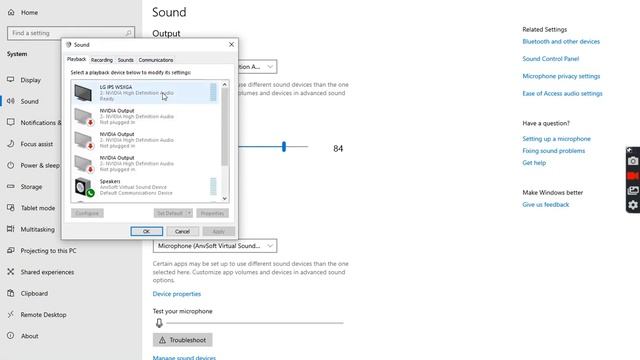 How to change sounds playback device in windows 10 by Oliver and Jeward смотреть онлайн