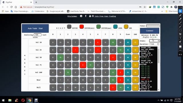 Binary.com Bot Free | DigitDiff & Even/Odd | deriv.com смотреть онлайн