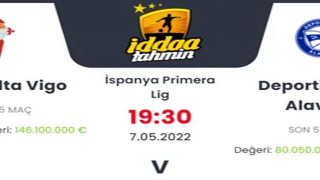 Celta Vigo Alaves İddaa Tahminleri 7 Mayıs 2022 #iddaa смотреть онлайн