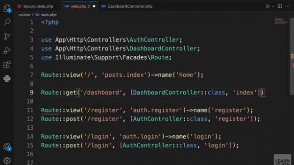 LARAVEL 11 Crash Course for Beginners 2024 _ #10 Logout Users
