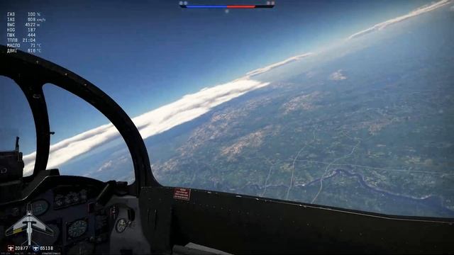 War Thunder симуляторные авиационные бои.Реактивы в СБ! смотреть онлайн