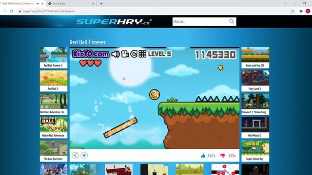 Red Ball Forever Speedrun In 3:09,35