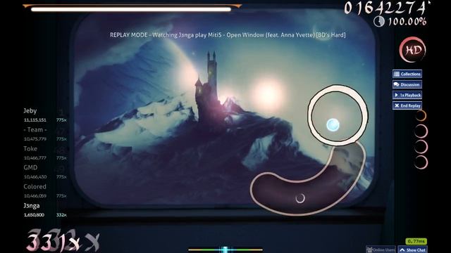 MitiS - Open Window (feat. Anna Yvette) [BD's Hard] +HD 99,57% FC (J3nga) смотреть онлайн