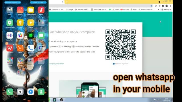 How to use whatsapp on pc/laptop 2021 || window 7 || #whatsapp#whatsappweb смотреть онлайн