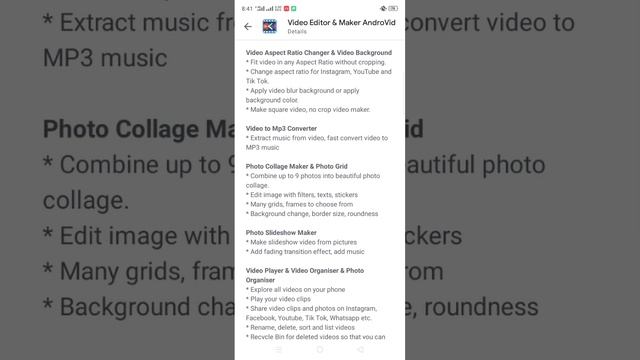 Video Editor & Maker Android смотреть онлайн