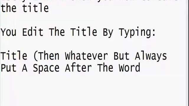 How To Change Title And Message On A Cmd Window смотреть онлайн