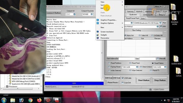 Oppo A37 Screen and frp Remove By Miracle crack 2.82 смотреть онлайн