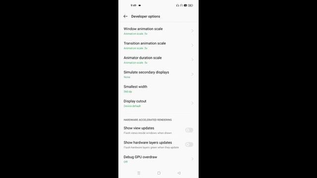 Realme GT 2 & GT Neo 3 Current Time Refresh Rate Enable