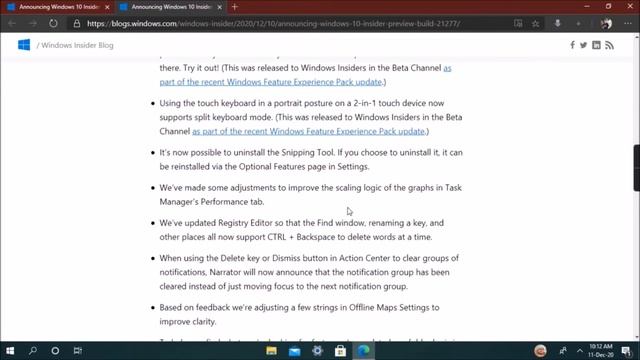 Windows 10 two Builds 20277 & 21277 released to Dev channel with | x64 Emulation and Emoji Support смотреть онлайн