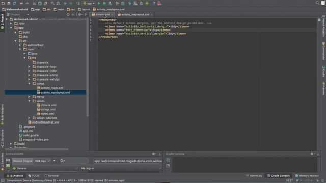32- Dimens xml File смотреть онлайн