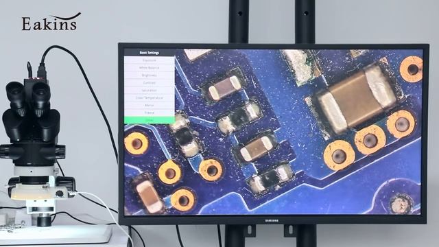 3.5X-90X Simul-Focal Trinocular Stereo Microscope