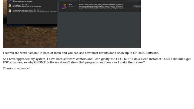 Ubuntu: GNOME Software shows less programs than Ubuntu Software Center смотреть онлайн