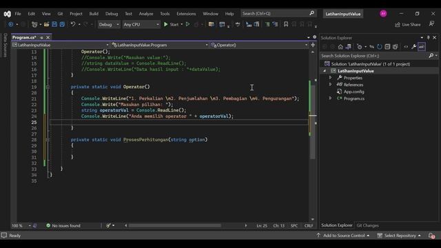 Membuat Kalkulator Sederhana di C# console apps смотреть онлайн