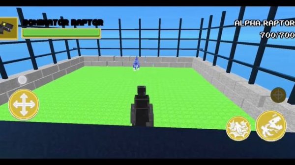 BLOCKY DINO PARK APEX PREDATOR ARENA - android gameplay kid game