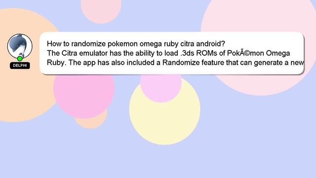 How to randomize pokemon omega ruby citra android? смотреть онлайн