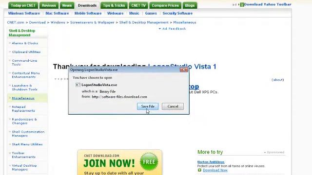 How to change the logon screen in Vista or XP смотреть онлайн