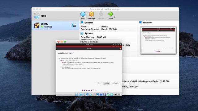 How to install Linux on VirtualBox | Ubuntu 20.04.1 LTS on macOS | Tutorial смотреть онлайн
