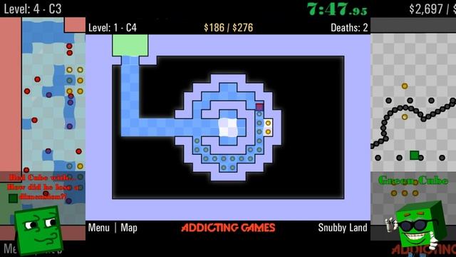 The World's Hardest Game 4 GAME ENDING Glitch смотреть онлайн