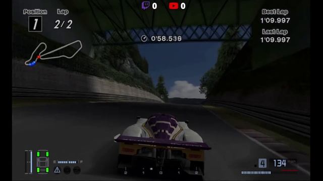 Gran Turismo 4: Jaguar XJ-R9 1989 смотреть онлайн