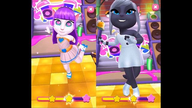 My Talking Angela 2 vs Talking Angela 4 - New Update - Android Gameplay Walkthrough Ep 3 смотреть онлайн