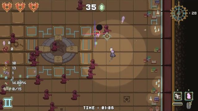 Cult Of Babel - PC gameplay - 2D roguelite wizard shooter смотреть онлайн