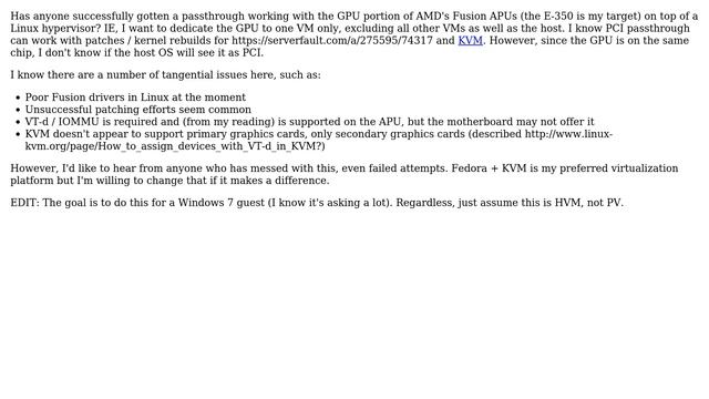 DevOps & SysAdmins: AMD Fusion GPU passthrough to KVM or Xen смотреть онлайн