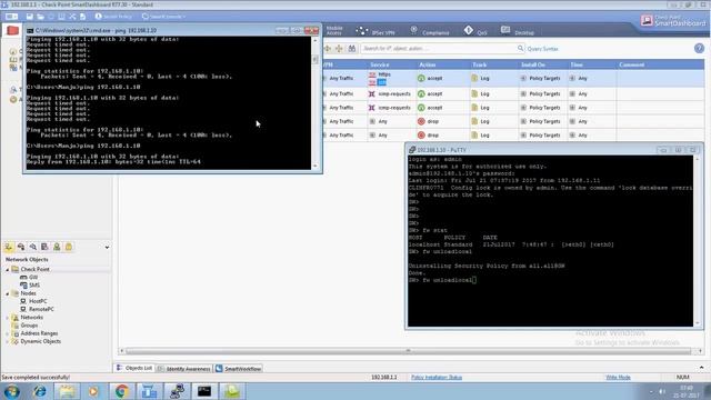 How to Configure Checkpoint R77.30 on EVE-NG and perform Simple Checkpoint Lab смотреть онлайн