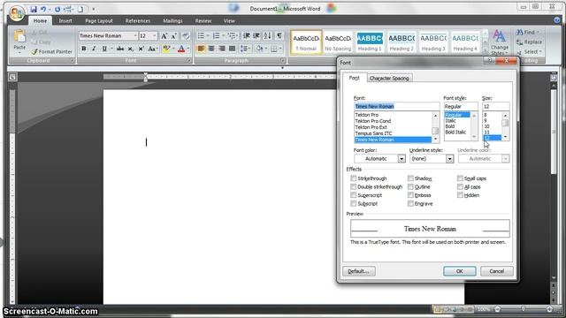 How to set a default font - Windows 2007 смотреть онлайн