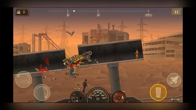Earn to Die 2 | Gameplay Walkthrough Android (iOS) | Jeep VS Zombies. Level 6. смотреть онлайн