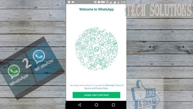 How to Install 2 WhatsApp in 1 Android Phone "NO ROOT" [2019] смотреть онлайн