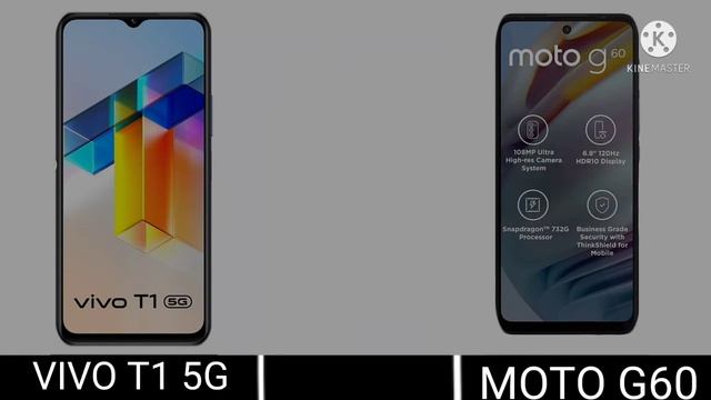 Vivo T1 5G vs Moto g60 смотреть онлайн