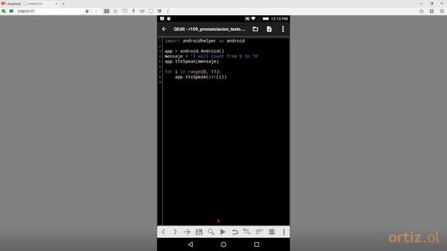 PyQt - Receta 109: Parte 4/4: Pronunciar un Texto usando un Dispositivo Android смотреть онлайн