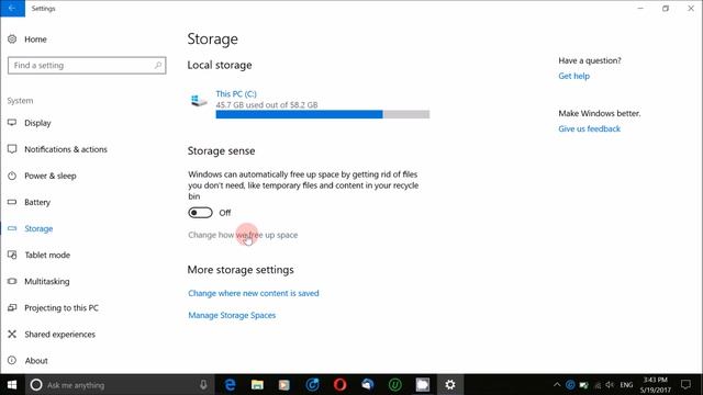 Windows 10 (Creators Update) - How to automatically free up space by Windows? смотреть онлайн