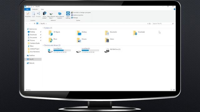 Hide The Drive in Window 7,8 & 10 смотреть онлайн